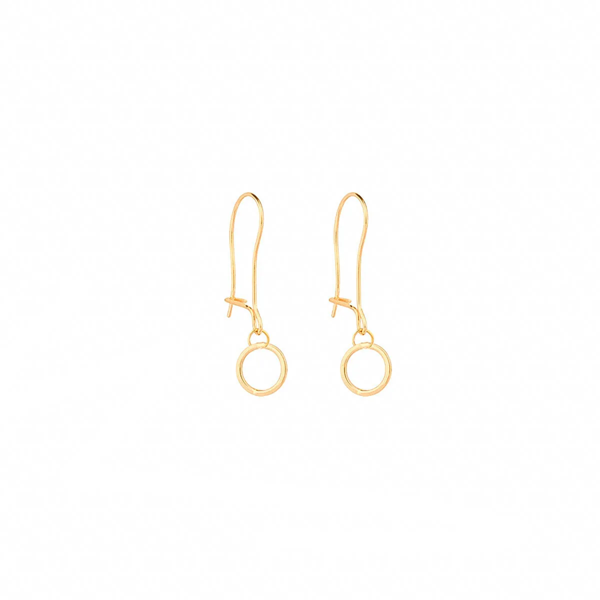 گوشواره تک حلقه دایره کد EMOH135