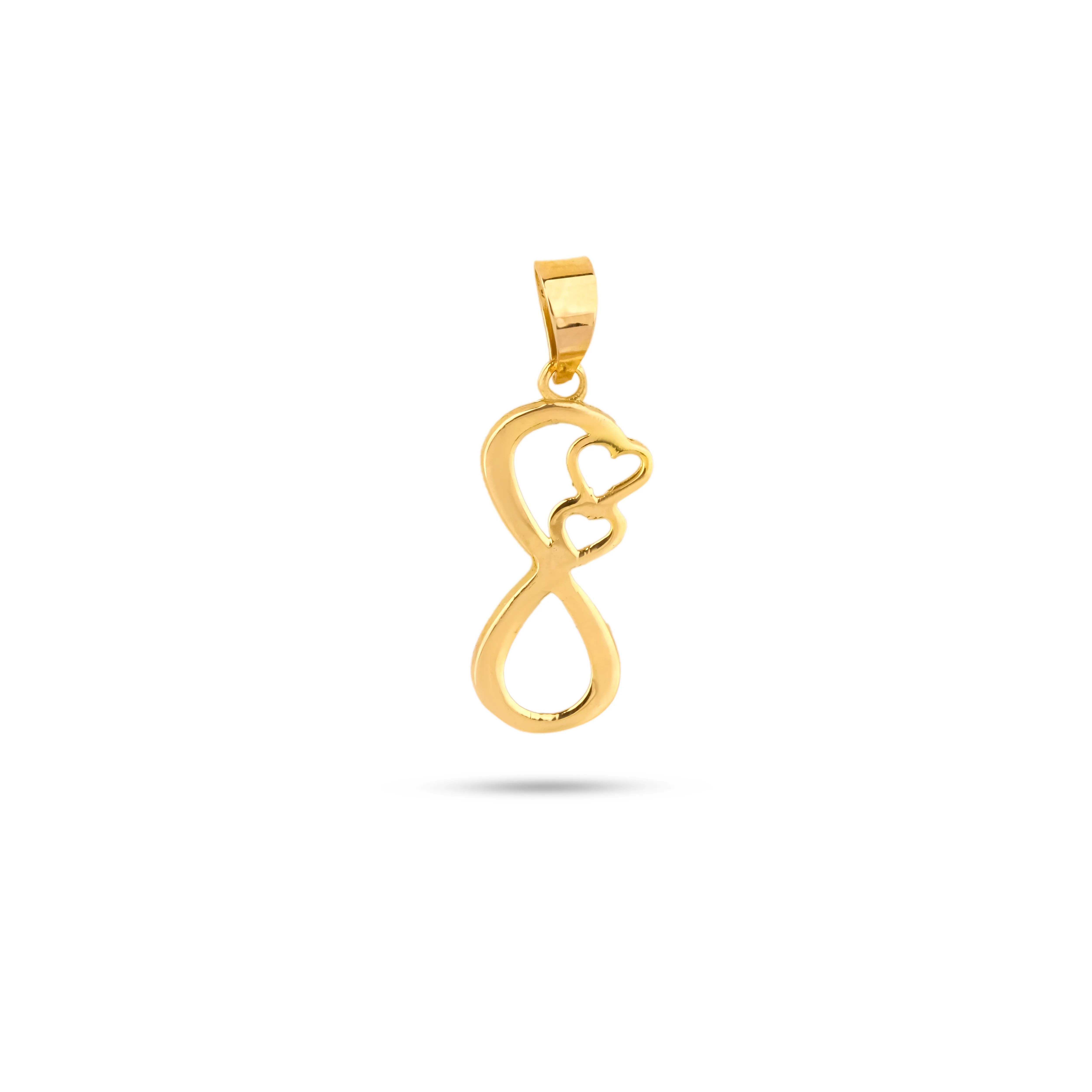 آویز بینهایت دو قلب کد NMR681