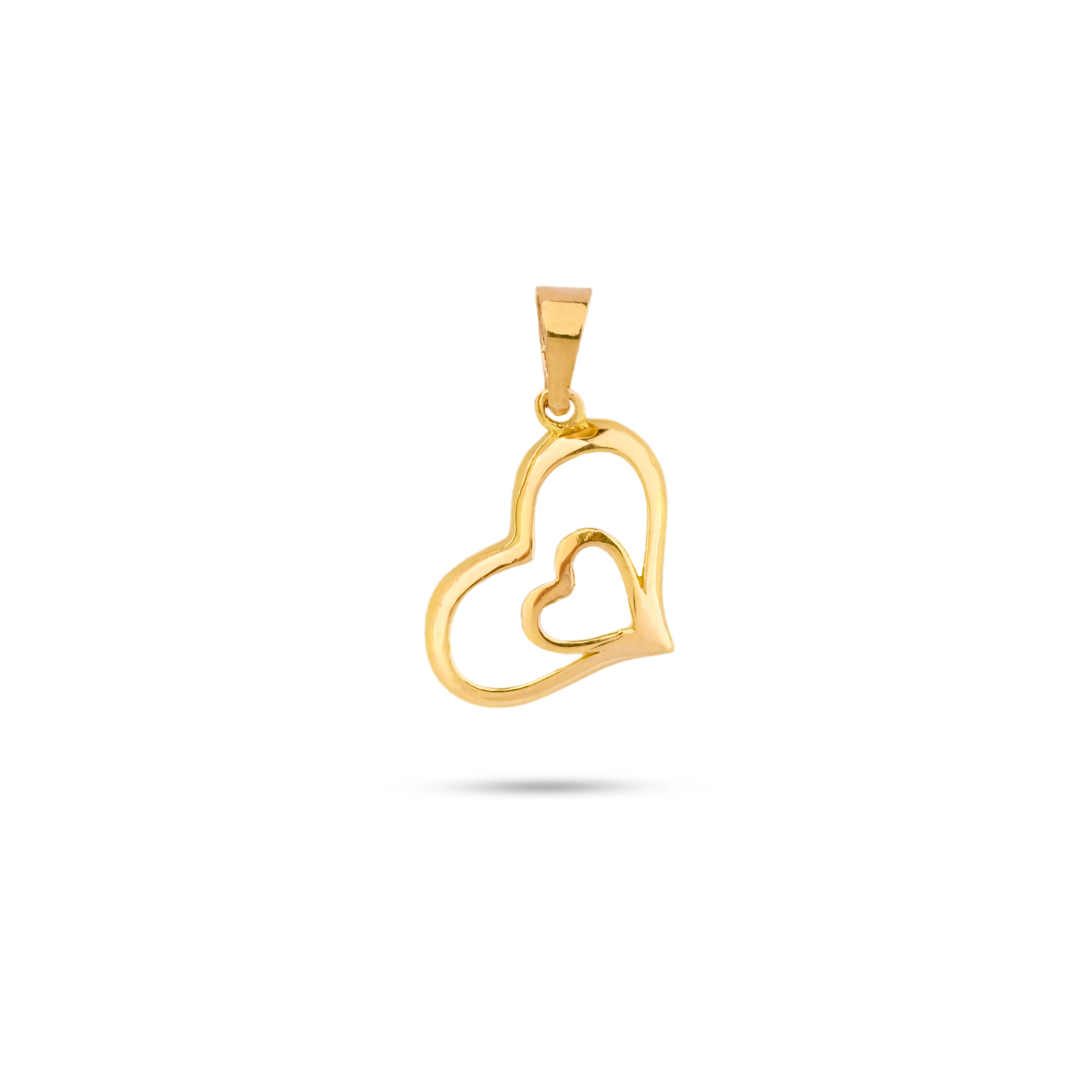آویز دو قلب کد NMR682