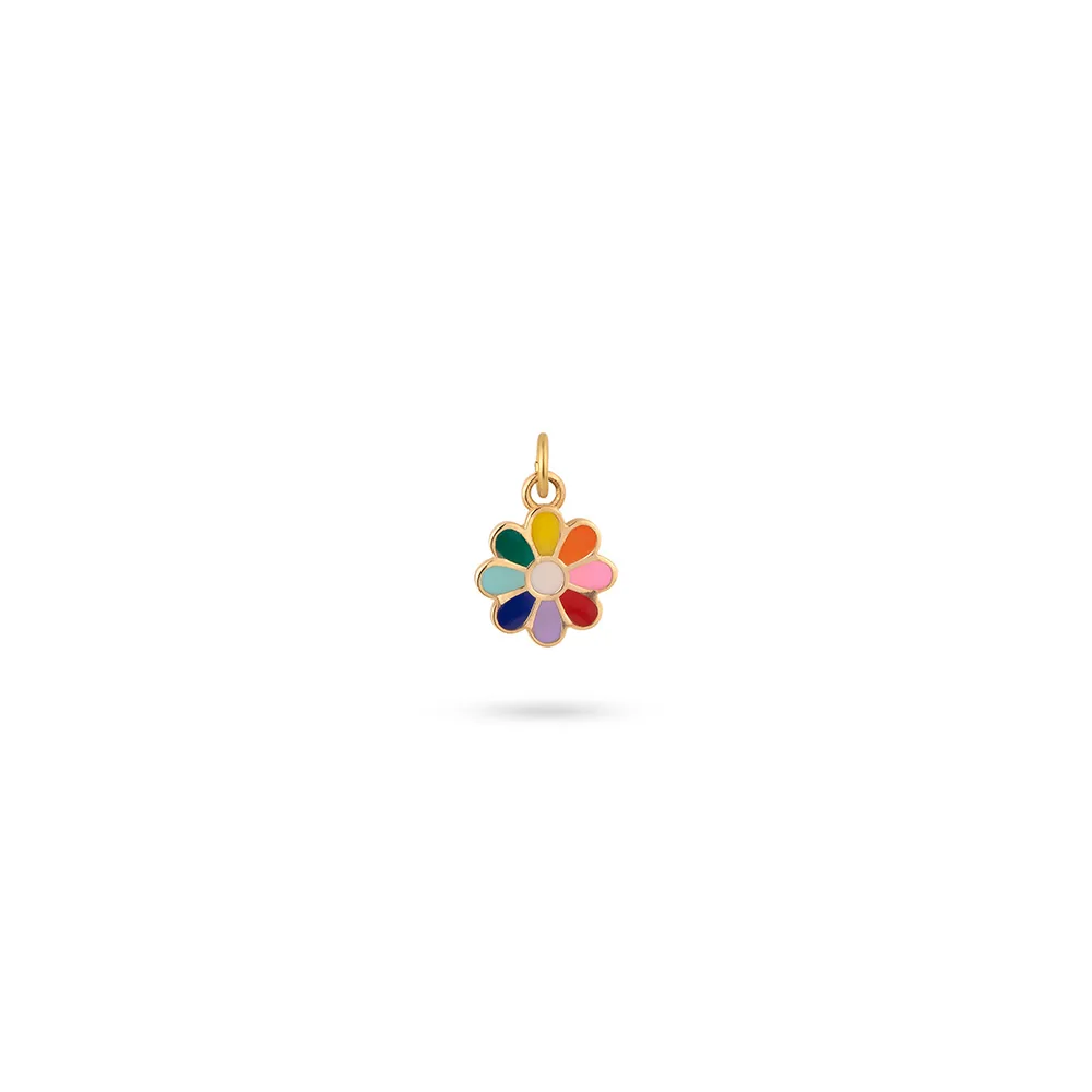دستبند گل رنگی کد EMOH165